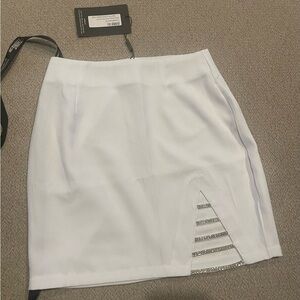 Pretty little thing white skirt